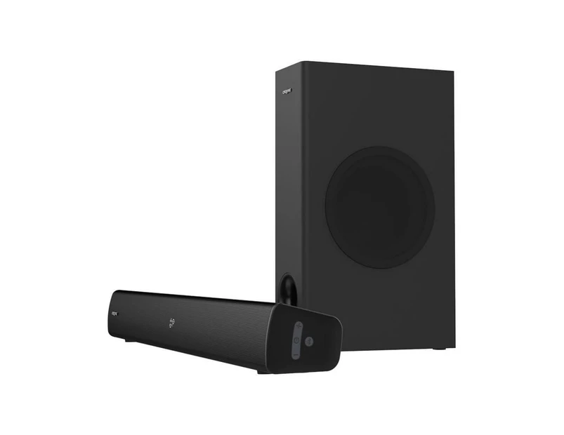 Creative Stage V2 2.1 Soundbar and Subwoofer with Clear Dialog Surround - Black [51MF8375AA003]