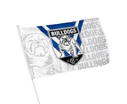 Canterbury Bulldogs Licensed NRL KIDS Pole Game Day Flag Banner