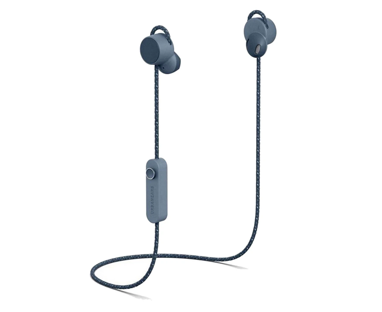 Urbanears Jakan Wireless Adjustable Bluetooth Ergonomic Earphones Slate Blue