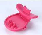 Cat Brush Shedding Grooming, Soft Massage Cat Tongue Brush, Licking Your Cat Like a Mama Cat to Comfort, Surprise Pet Gifts,Rose red