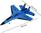 SU-35 Jet Fighter Stunt RC Airplane, FX620Remote Control Airplane, RC Glider Aircraft Model with Luminous Strip, Airplane Model Fighter Plane Glider Toy