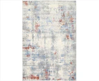 Grey Multi Modern Rug 80x300cm