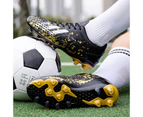 Men's Football Shoes Breathable Sport Professional Training Outdoor Ultralight Soccer Shoes -Gold