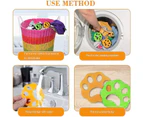 4 Pcs Pet Hair Remover Washing Machine Hair Cleaning Tool Reusable For Clothes, Bedding, Dog Cat Hair