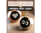 Kids Alarm Clock, Dual Alarm Setting, Adjustable Brightness Night Light, Voice-Activated,Temperature Detection, Wake-up Alarm Clock