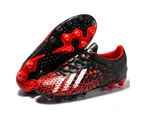 Men's Football Shoes Breathable Sport Professional Training Outdoor Ultralight Soccer Shoes -Black