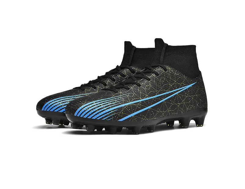 Men's Sports Shoes Professional Field Boot Men's Football Shoes - Black