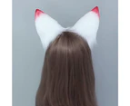 Fox Cat Long Fur Ears Hair Headwear Wolf Animal Halloween Party Costume