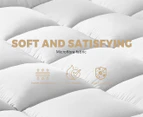 1000GSM Cooling Fitted Pillowtop Mattress Toppers & Pad