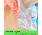 [100Pc] Disposable Plastic Food Prep Gloves - One Size Fits Most
