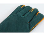 Animal Handling Gloves, Bite Proof Reptile Protection Glove, Cowhide Leather Snake Handling Gloves, Anti Bite Scratch Long Resistant Dog Training Gloves