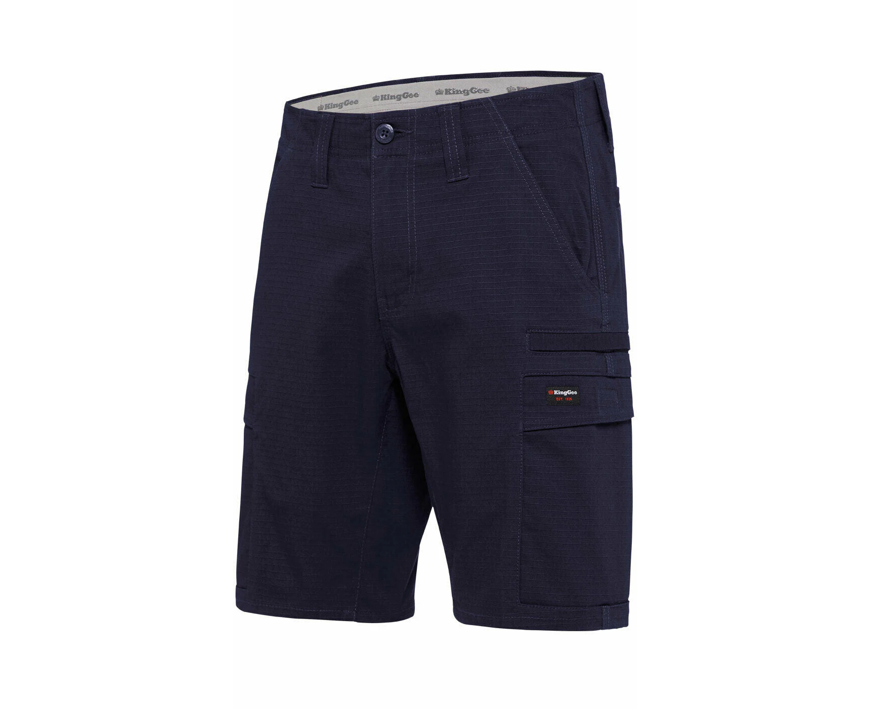 KingGee Mens Workcool Pro Shorts Comfort Stretch Work Cargo Tough Ripstop K17006 - Navy