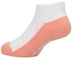 Bonds Baby/Toddler Lightweight Low Cut Sock 3-Pack - White/Pink/Blue/Orange