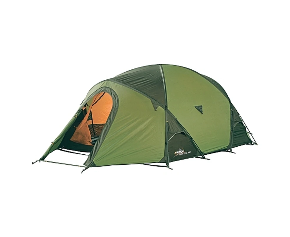 Vango Hurricane 200 2 Person Camping & Hiking Tent - Pine Green(VTE-HUR200-E)