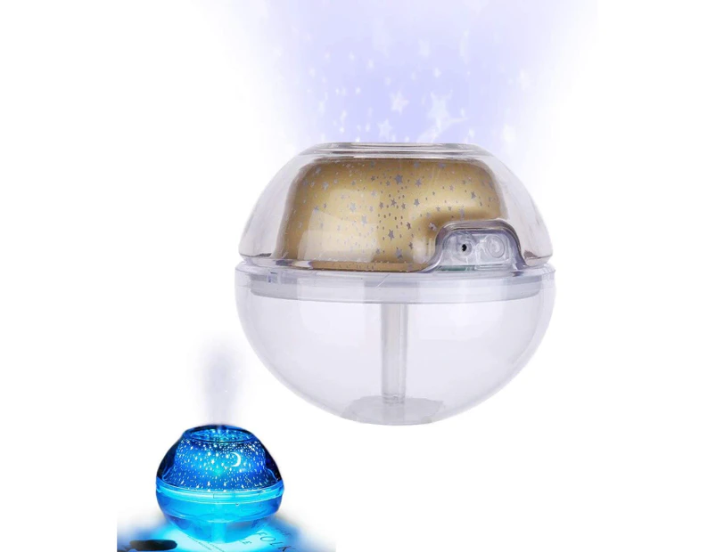 Aroma Oil Diffuser - Humidifier - Air Freshener - Aroma Diffuser - Star Projector - Peaceful Sleep Gold