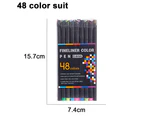 Journal Planner Pens Colored Pens Fine Point Markers Fine Tip Drawing Pens Porous Fineliner Pen,style 4