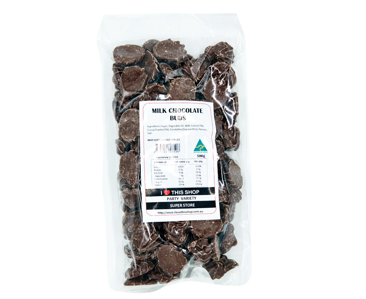 Milk Chocolate Buds 500g