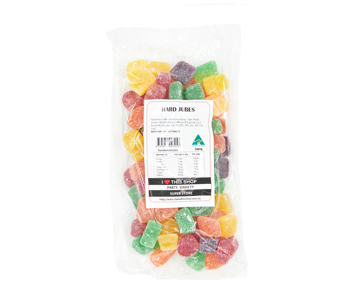 500g Hard Jubes