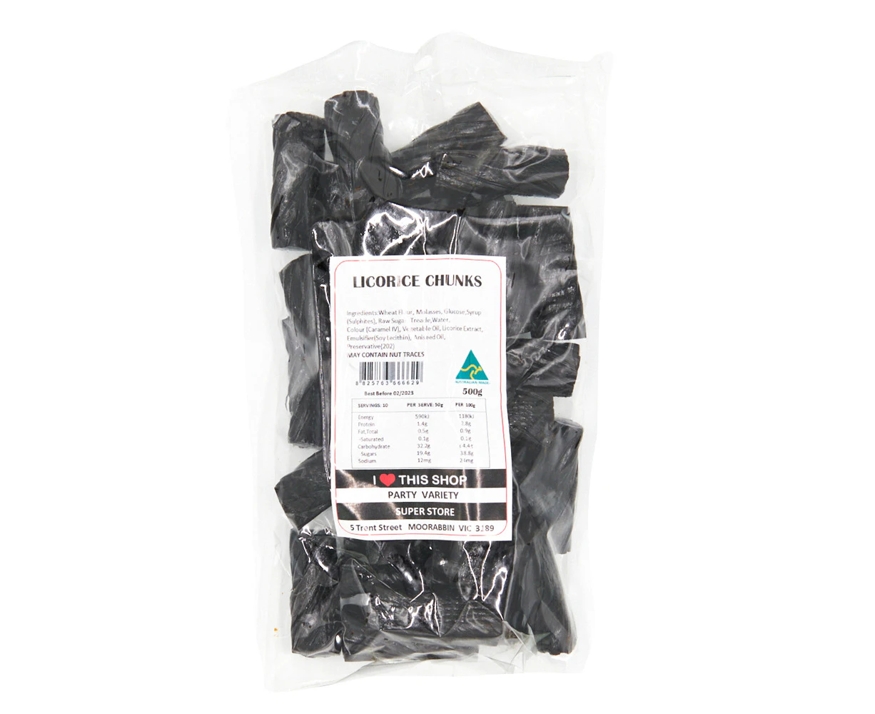 500g Licorice Bites