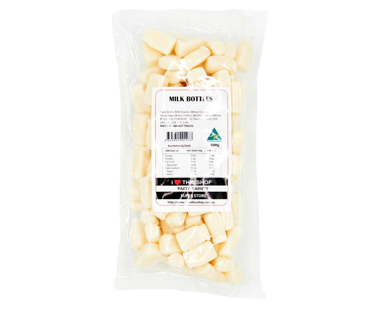 Milk Bottles 500g