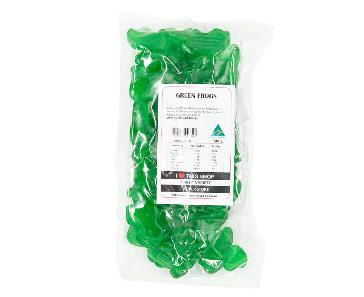 500g Green Frogs