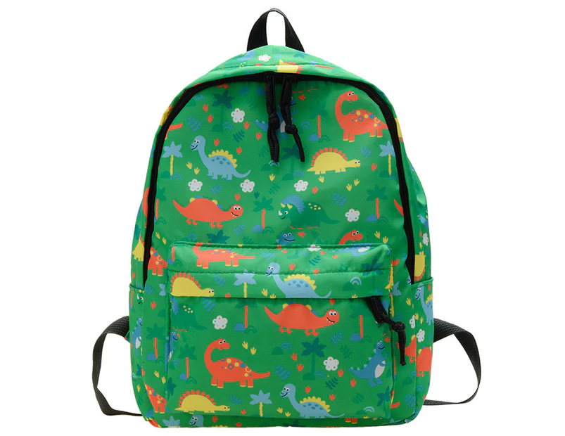 Mini Travel Bag Colorful Dinosaurs Schoolbag for Baby Girl Boy Age 3-7 green