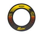 Winmau Blade 6 DUAL CORE Dart Board + Miami Sunset Dartboard Surround