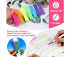 Sticky Notes Flags, 7 Color Index Tabs Index Flag Bright Colors Page Index Stickers Translucent Page Makers