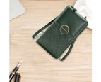 Small Crossbody Phone Bags Cellphone Wallet Purse for Women with green