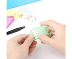 20 Pcs/Set Clear Plastic for Key Tags for Organized Tours, Travels, Home, Hotel