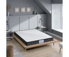 Dreamz Spring Mattress Bed Pocket Tight Top Foam Medium Soft King Size 16CM - White