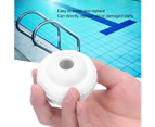 2 Pieces Swimming Pool Return Nozzle - Skimmer Pool Nozzle for Steel Wall Pools - Return Nozzle with Swivel Head Swimming Pool Accessories - 1.5 Inch Exter