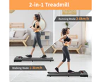 Advwin Walking Pad Electric Treadmill Compact Walking Running Machine Under Desk Treadmill Home Gym Exercise Fitness Equipment Grey