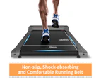 Advwin Walking Pad Electric Treadmill Compact Walking Running Machine Under Desk Treadmill Home Gym Exercise Fitness Equipment Grey