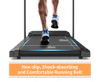 Advwin Walking Pad 8km/h Electric Treadmill 2 IN 1 Home Gym Foldable Compact Running Machine Under Desk Walking Machine Black