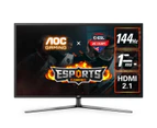 AOC G4309VX/D 43" 4K 144Hz HDR 1000 Gaming Monitor - Black