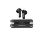 Wireless Bluetooth Earbuds Noise Reduction Gaming Headphones Sweatproof Earphones Black