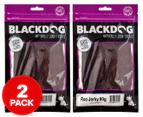 2 x Blackdog Roo Jerky Dog Treats 80g