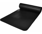 10mm NBR Yoga Mat Thick Pad Nonslip Exercise Fitness Pilate Gym Durable Black