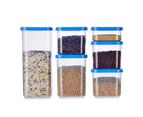 Plastic Food Storage Container Set Durable Strong Large Capacity Clear Food Can