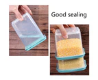 Plastic Food Storage Container Set Durable Strong Large Capacity Clear Food Can