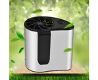 Outdoor Wearable Portable USB Rechargeable Waist Fan Mini Clip Air Conditioner - Black