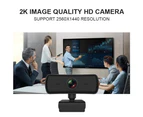 2K 2040 * 1080P Webcam HD Computer PC Web Camera with Microphone Rotatable Cameras for Live Broadcast Video Calling Conference Work