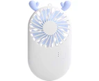 Powerful Mini Table Fan, Portable Electric Fan With 800 Nah Battery, Quiet Portable Desk Fan For Home Or Outdoor Travel