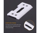 2x Clipper Blades Ceramic Cutter Blade Magic Clip 2 Holes For Wahl High Quality