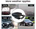 2022 Portable Car Heater, 12V Portable Car Heater 2 In 1, Fast Heating Car Defroster