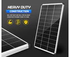 ATEM POWER Pair 12V 130W Solar Panel Kit Mono Generator Caravan Battery Charging 130watt - Black