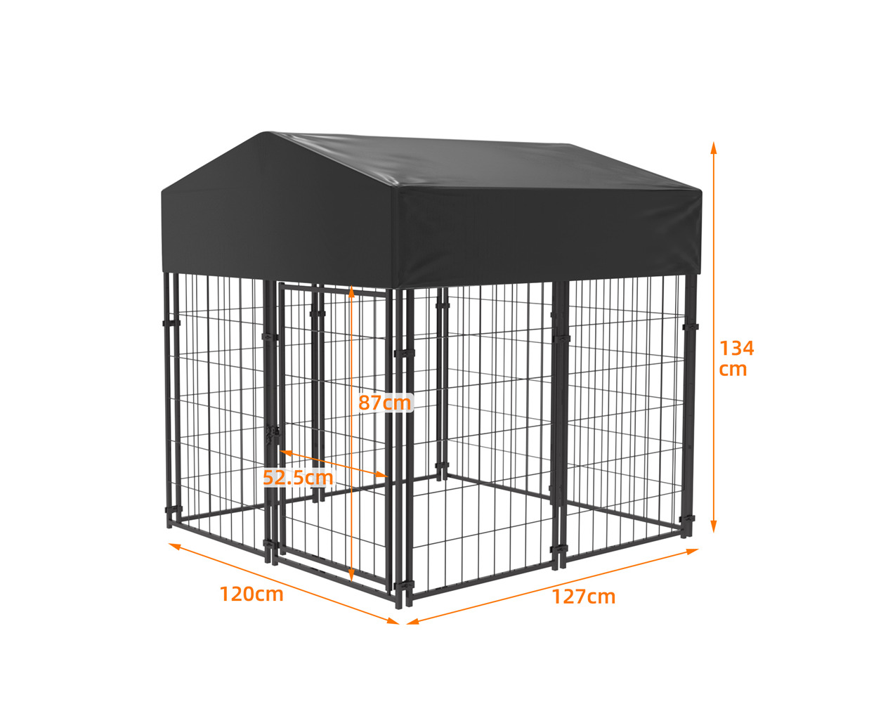 UNHO Large Outdoor Dog Playpen Kennel Pet Dog Exercise Playpen