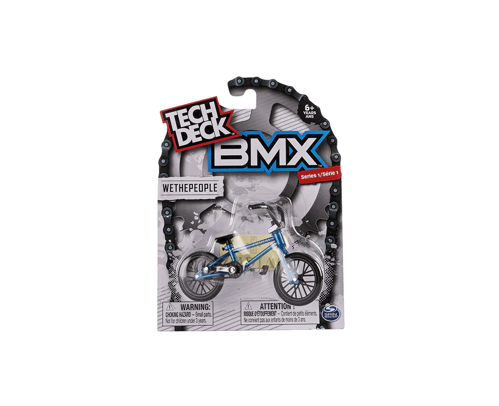 Tech Deck BMX Finger Bike – Assorted Colors with Metal Frame for Realistic Stunts and Tricks | Authentic BMX Brand Designs for Collectors and Enthusiasts