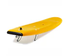 DECATHLON OLAIAN Kid's Foam Beginner's Surfboard 6'8" + Leash & 3 Fins - 100